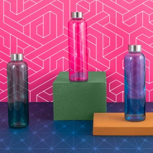 Flasche Quid Sarao Blau Glas 600 ml (12 Stück) |  Gläser und Krüge ...