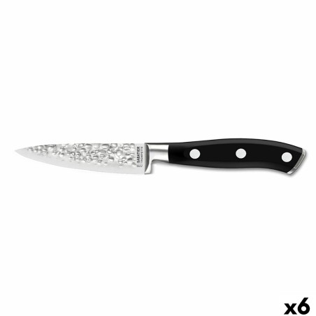 Couteau de table Sabatier Carbon Noir Métal (6 Unités) |  Couteaux ...
