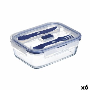 Lunchbox hermetisch Luminarc Pure Box Active zweifarbig Glas 1,22 L...