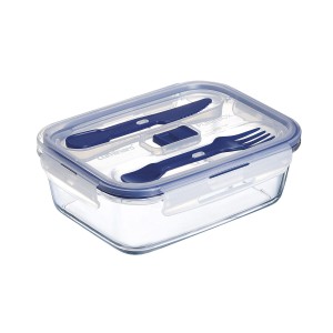 Lunchbox hermetisch Luminarc Pure Box Active zweifarbig Glas 1,22 L...