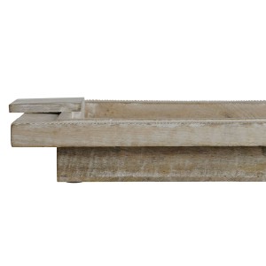 Snack tray Home ESPRIT White Modern Stripped 48 X 30,5 X 7,5 cm |  ...