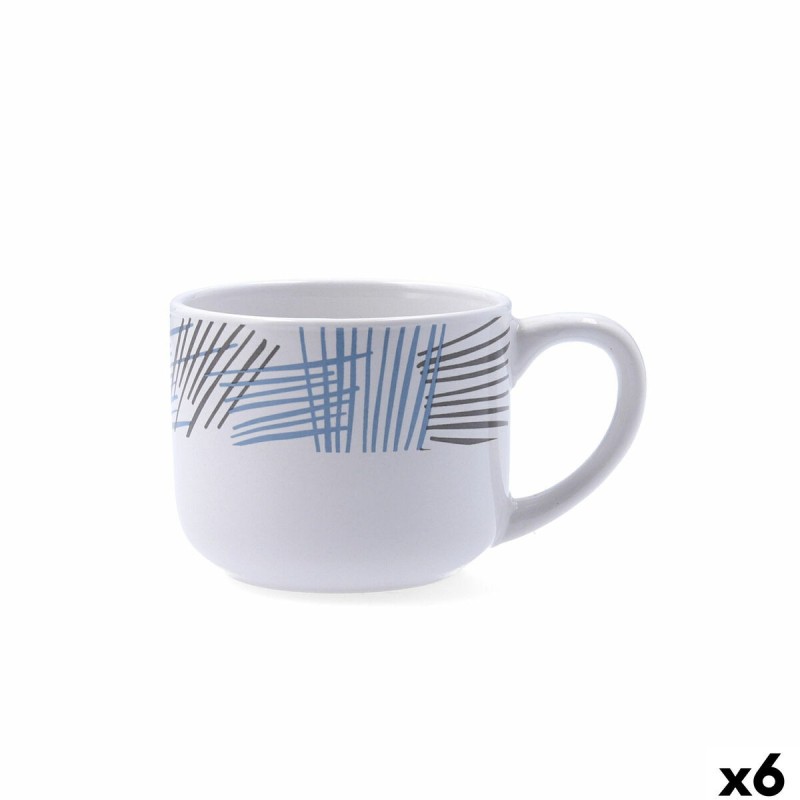 Tasse mug Quid Chicago Blanc 400 ml (6 Unités) |  Tasses et thermos...