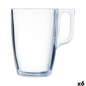 Tasse mug Luminarc Nuevo Transparent 400 ml (6 Unités) |  Tasses et...