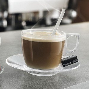 Set of Mugs Arcoroc Voluto Transparent |  Cups and Thermoses   | Ch...