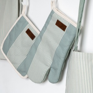 Backofenhandschuh Vinthera Okapi zweifarbig Textil 18 x 28 cm (2 St...