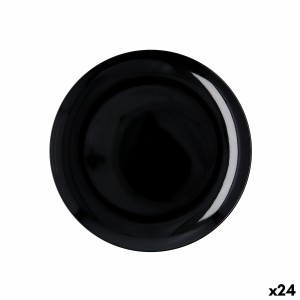Flacher Teller Quid Select Basic Schwarz Melamine Ø 25 cm (24 Stück...