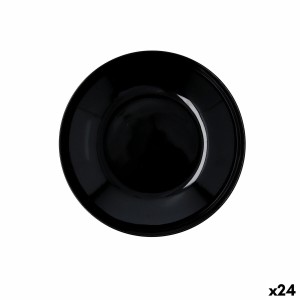 Deep Plate Quid Select Basic Black Melamin 23 cm (24 Units) |  Plat...