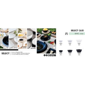 Schüssel für Vorspeisen Quid Select Basic Schwarz Melamine 13 cm (2...