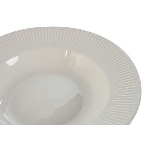 Tableware Home ESPRIT White Porcelain Stripes 27 x 27 x 2 cm 18 Pie...