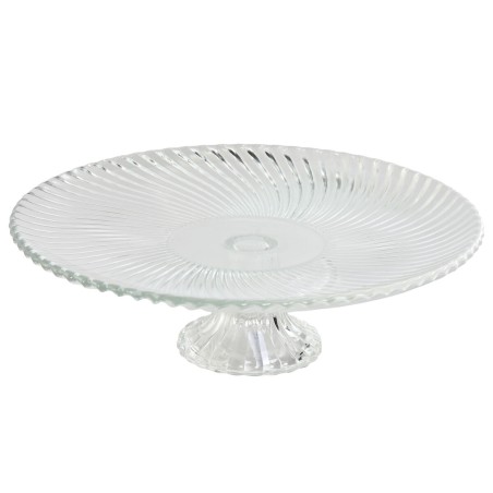Flat Plate Home ESPRIT Transparent Crystal 26 x 26 x 8 cm |  Plates...