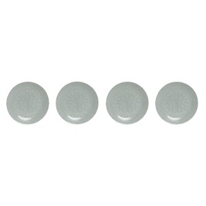 Geschirr-Set Home ESPRIT grün Steingut Mandala Araber 27 x 27 x 2,5...