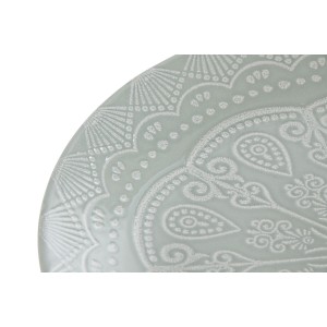 Geschirr-Set Home ESPRIT grün Steingut Mandala Araber 27 x 27 x 2,5...