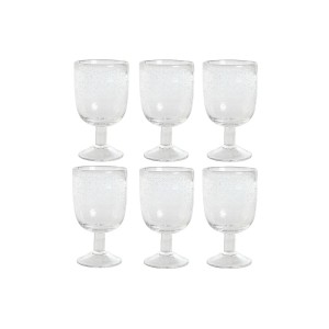 Set of cups Home ESPRIT Transparent Crystal 300 ml 8 x 8 x 14 cm (6...