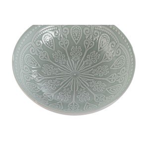 Plate set Home ESPRIT Green Stoneware Mandala Arab 18,2 x 18,2 x 5,...