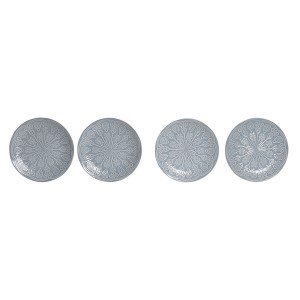 Service de vaisselle Home ESPRIT Bleu Grès Mandala Arabe 19,5 x 19,...