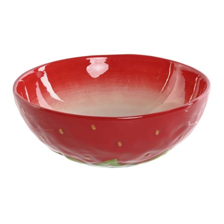 Bowl Home ESPRIT Red Stoneware Modern 19,3 x 19,3 x 7 cm |  Plates,...