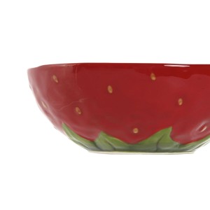 Bowl Home ESPRIT Red Stoneware Modern 19,3 x 19,3 x 7 cm |  Plates,...