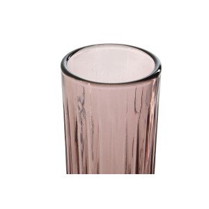 Set of cups Home ESPRIT Pink Crystal 6 x 6 x 18,4 cm (6 Units) |  G...