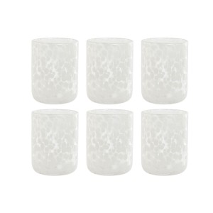 Set of glasses Home ESPRIT Crystal Vintage 320 ml (6 Units) |  Glas...