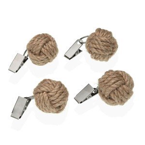 Tablecloth Clip Versa 3,8 x 3,8 x 3,8 cm 4 Pieces |  Coasters, plac...
