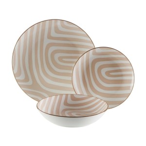 Assiettes Versa Denali Beige Porcelaine |  Assiettes, plats et plat...