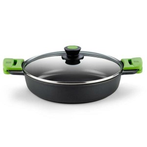 Topf mit Deckel BRA PRIOR Schwarz Aluminium 2,3 L Ø 24 cm (1 Stück)...