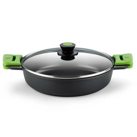 Casserole with lid BRA PRIOR Black Aluminium 2,3 L Ø 24 cm (1 Unit)...