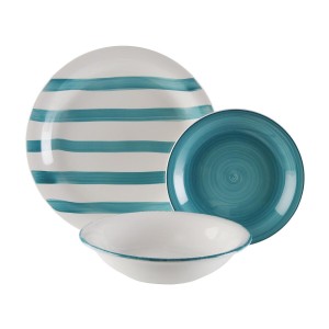 Assiettes Versa Bleu 26,5 x 26,5 cm 18 Pièces |  Assiettes, plats e...