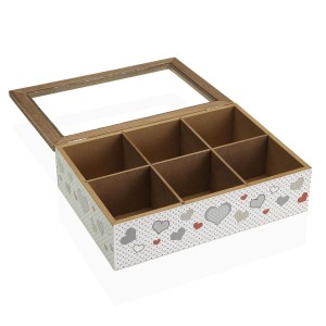 Teebox Versa Holz 17 x 7 x 24 cm |  Weiteres Zubehör und Kochgeschi...