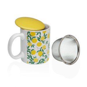 Tasse avec filtre pour infusions Versa Citron |  Tasses et thermos ...
