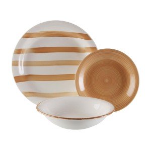Tableware Versa Ligia 26,5 x 26,5 cm 18 Pieces |  Plates, platters ...