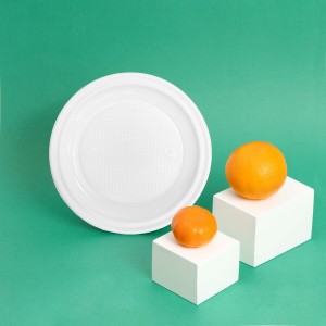 Mehrweg-Teller-Set Maxi Products Weiß Kunststoff 100 Stücke |  Gesc...