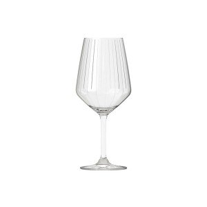 Wine glass set Inde Carre optics ø 9,8 x 22,2 cm 650 ml 6 Pieces | ...