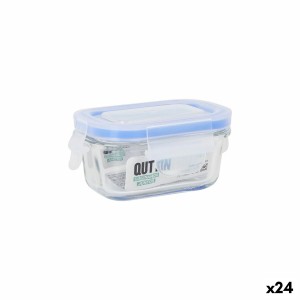 Lunch box Inde Quttin Rectangular 120 ml 11 x 8 x 5,1 cm (24 Units)...