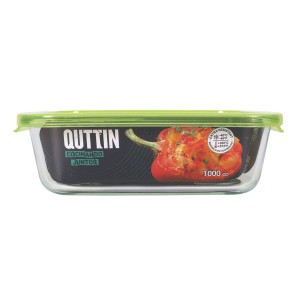 Lunchbox Quttin rechteckig 1L 22 x 15,5 x 6,5 cm (6 Stück) |  Brotd...