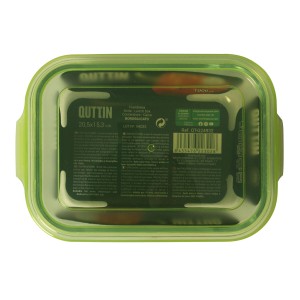 Lunchbox Quttin rechteckig 1L 22 x 15,5 x 6,5 cm (6 Stück) |  Brotd...