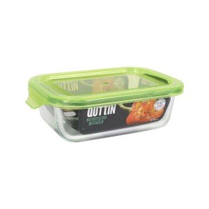 Lunchbox Quttin grün rechteckig 375 ml 17 x 11 x 5 cm (12 Stück) | ...