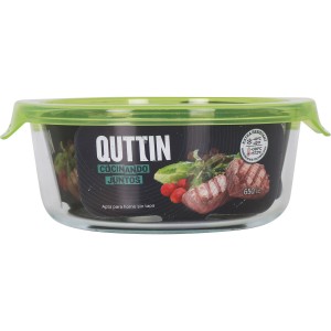 Lunchbox Quttin grün 650 ml 15 x 15 x 6,5 cm (6 Stück) |  Brotdosen...