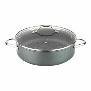 Casserole with lid Fagor Grey Ø 28 cm Toughened aluminium |  Pans a...