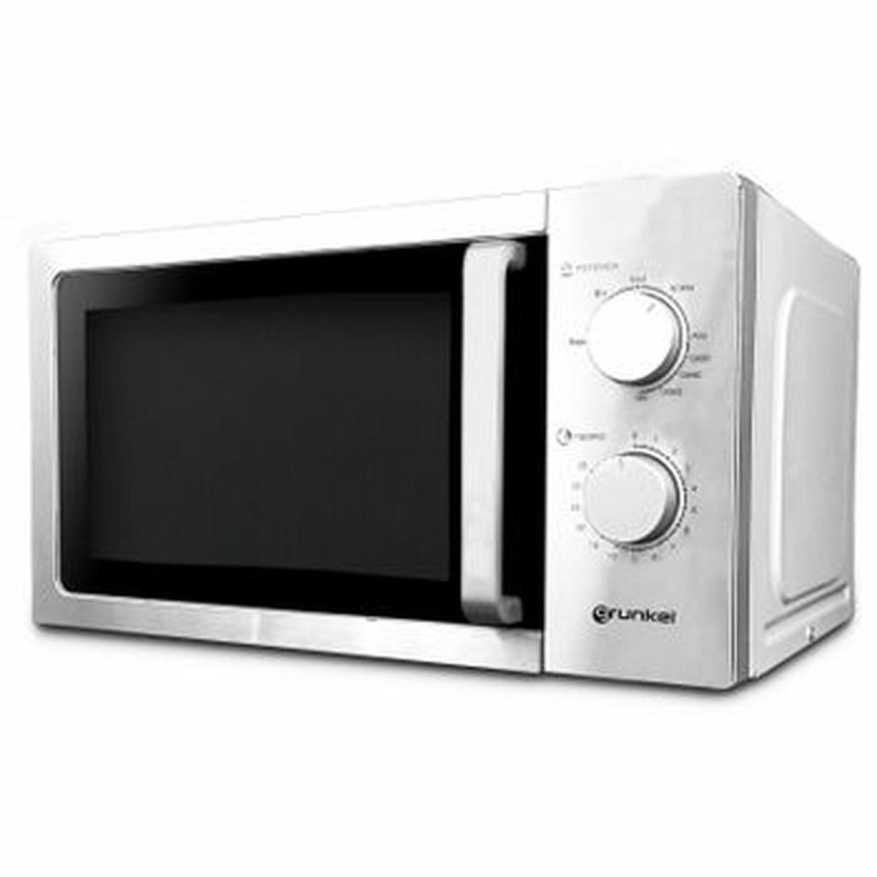 Mikrowelle mit Grill Grunkel Silberfarben 700 W 20 L |  Mikrowellen...