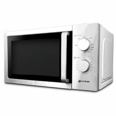 Mikrowelle mit Grill Grunkel Silberfarben 700 W 20 L |  Mikrowellen...
