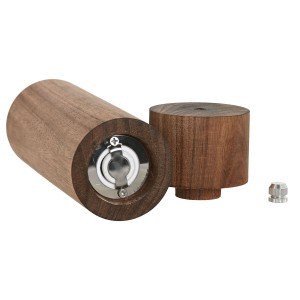 Pepper mill Home ESPRIT Natural Aluminium Acacia 6 x 6 x 21,5 cm