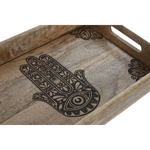Tablettset Home ESPRIT natürlich Mango-Holz 43,5 x 27 x 5,5 cm (2 S...