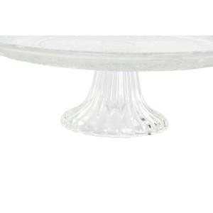 Flat Plate Home ESPRIT Transparent Crystal 29 x 29 x 9,2 cm