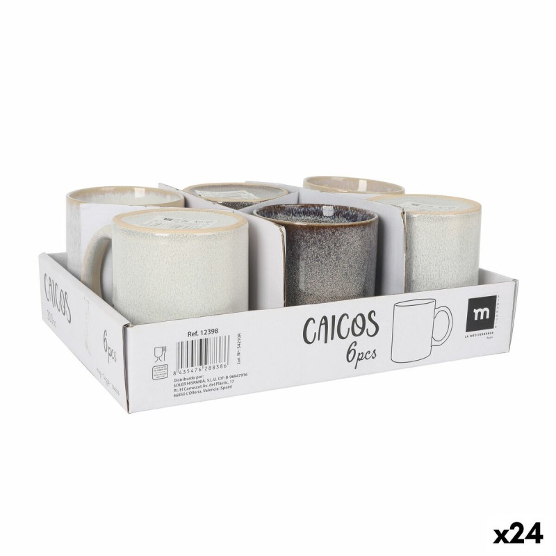Mug La Mediterránea Caicos Rectangular 300 ml (24 Units) |  Cups an...