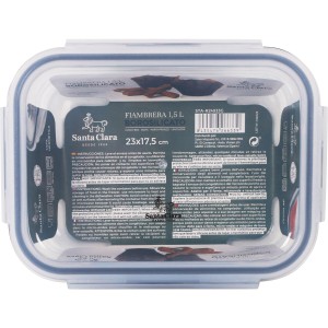 Lunchbox hermetisch Santa Clara Durchsichtig rechteckig 1,5 L (6 St...