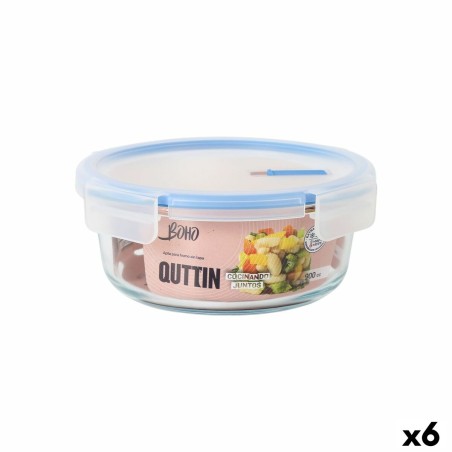 Lunchbox hermetisch Quttin Boho Durchsichtig 0,9 l (6 Stück) |  Bro...