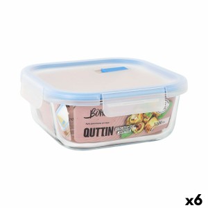 Lunchbox hermetisch Quttin Boho Durchsichtig 1,1 L (6 Stück) |  Bro...