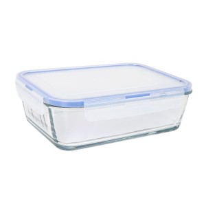 Lunchbox hermetisch LAV Grau Durchsichtig 1,9 L (8 Stück) |  Brotdo...