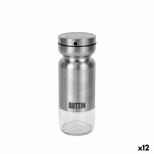 Ölfläschchen Quttin Durchsichtig Silberfarben Edelstahl 0,36 L (12 ...